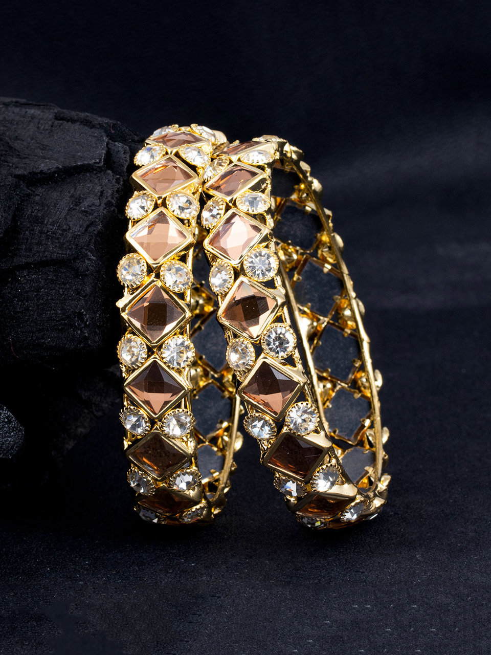 Sukkhi Exquitely Gold Plated Bangle Set For Women (Set of 2)