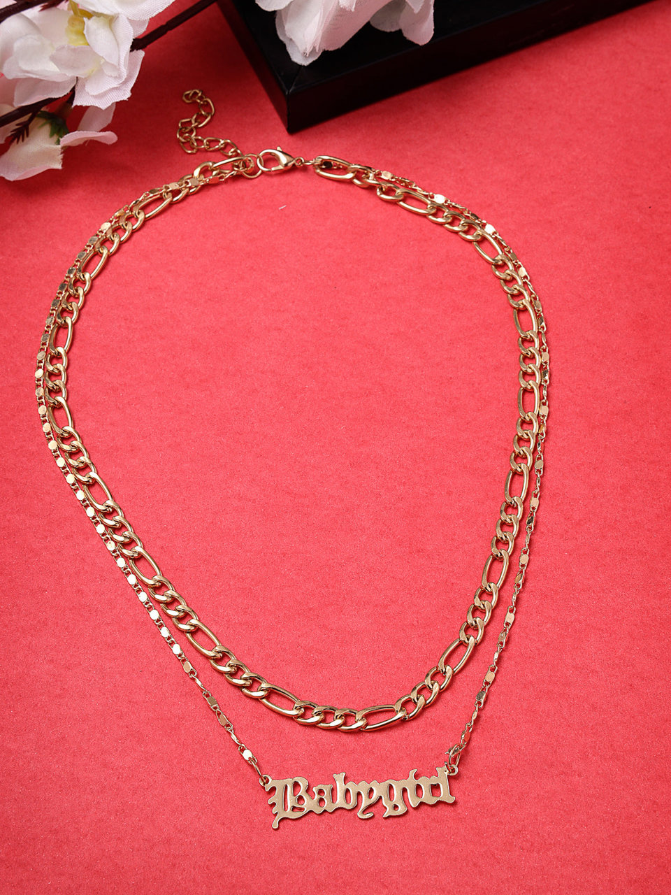 Scintillare by Sukkhi Pretty Fashionable Gold Plated 2 Layered Pendant Necklace for Women & Girls