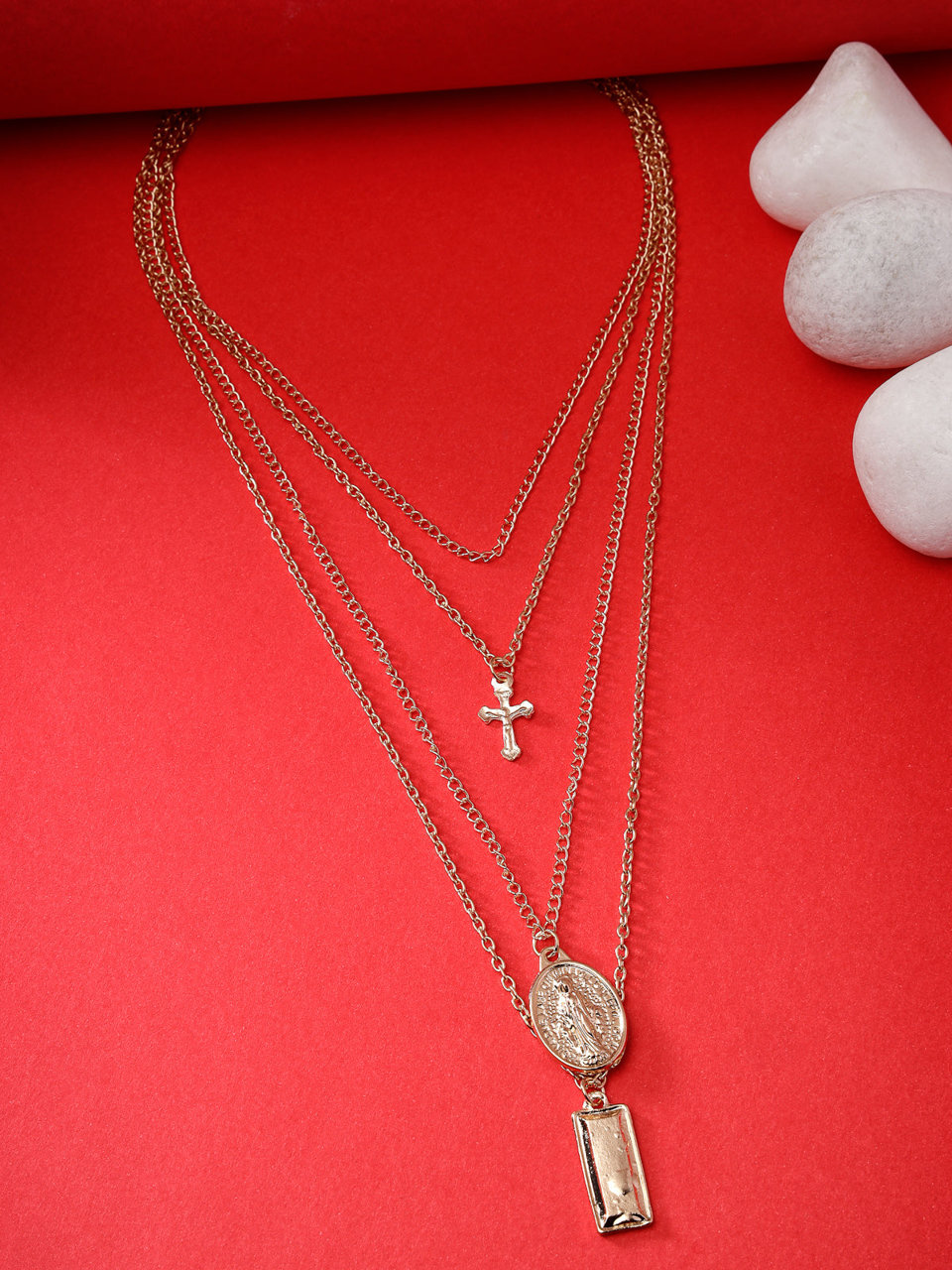 Scintillare by Sukkhi Most Beautiful Fashionable Multilayered Pendant Necklace for Women & Girls
