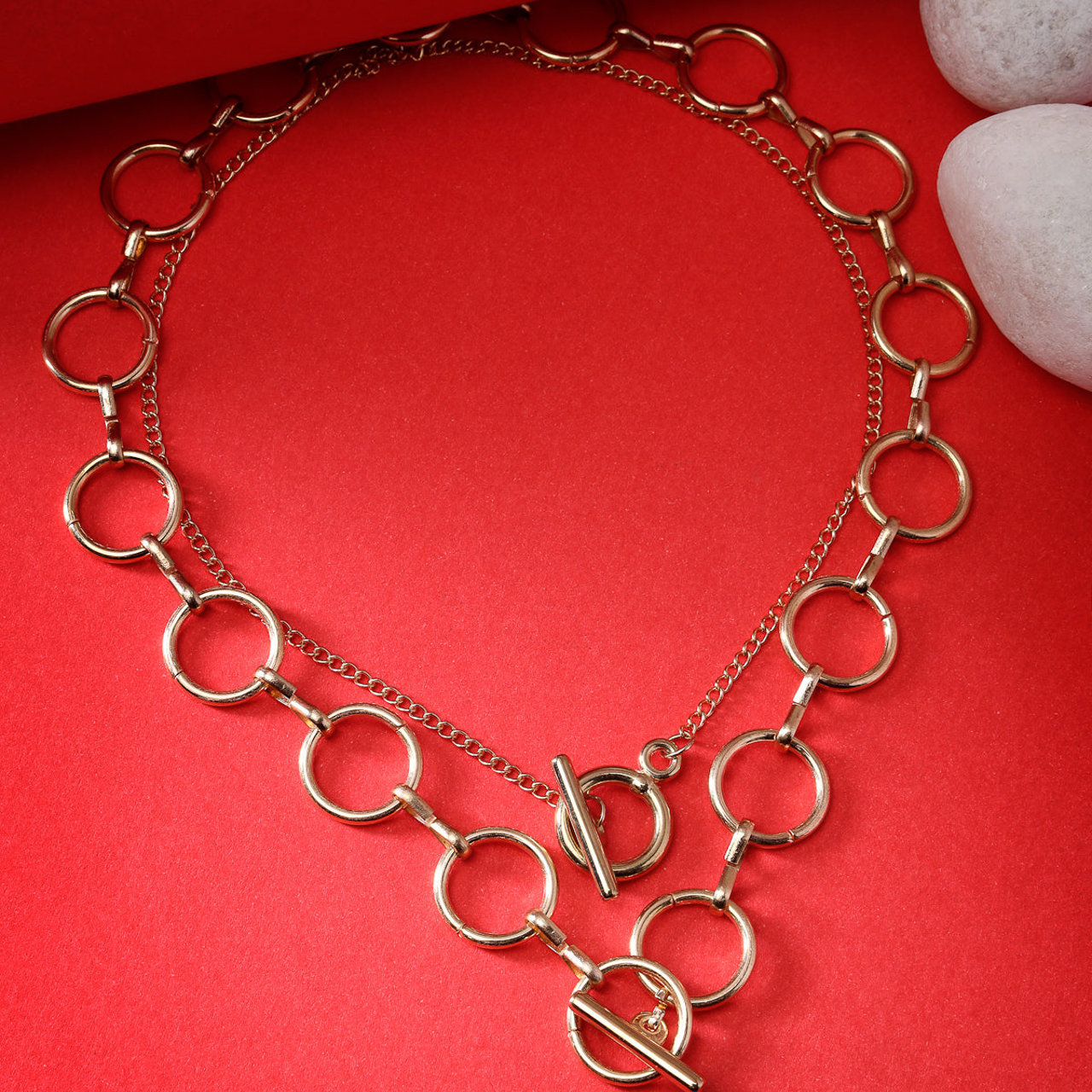 Scintillare by Sukkhi Incredible Gold Plated Choker Link Necklace for Women & Girls
