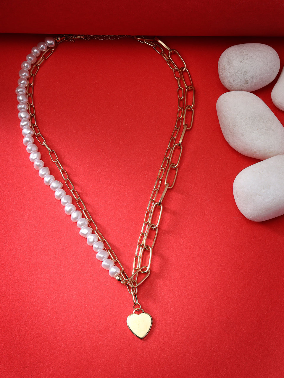 Scintillare by Sukkhi Latest Fashionable Gold Plated Chain Pendant Mininal Contemporary Necklace for Women & Girls