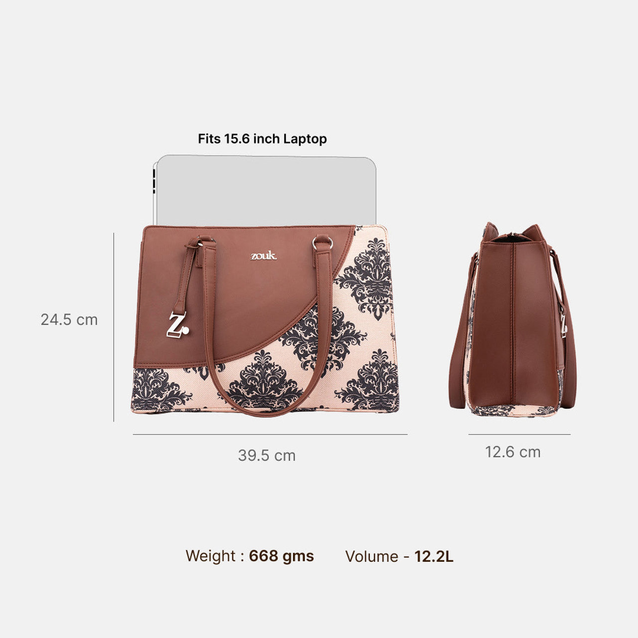 Mughal Motif Office Essential Bag