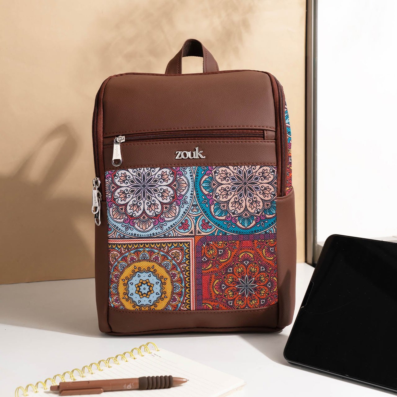 Multicolor Mandala Print Amalia Daypack