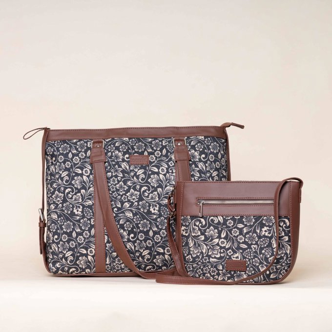 FloMotif - Office Bag & U Sling Bag Combo
