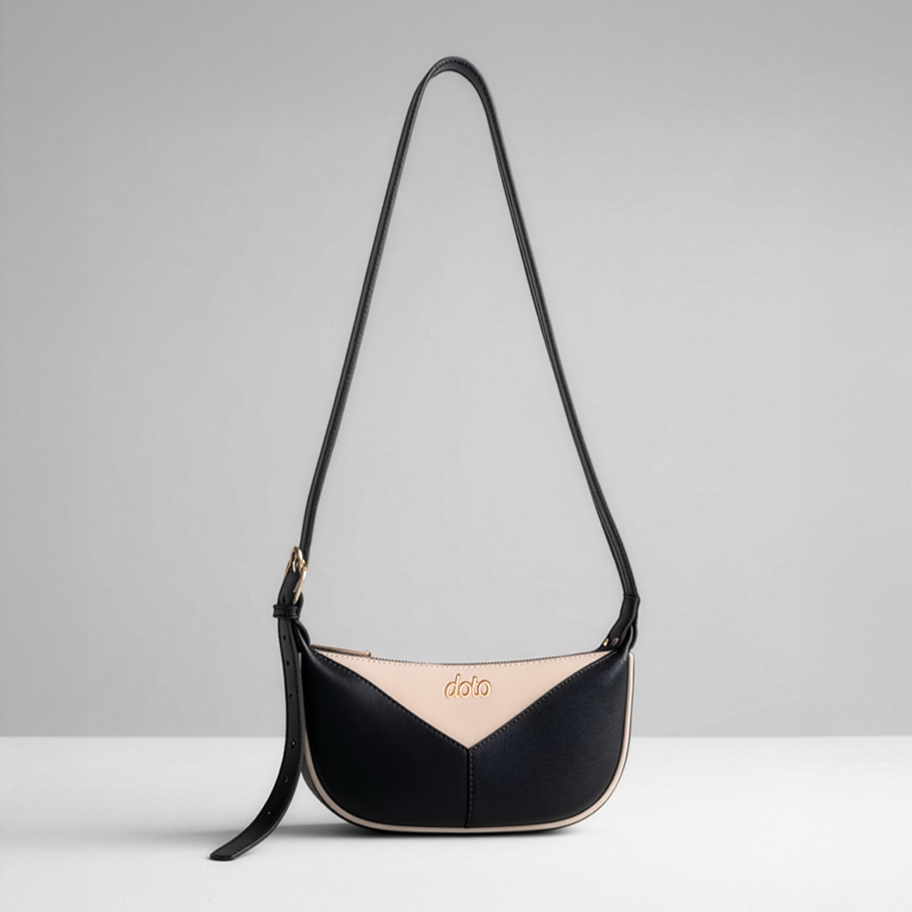 ENSO CROSSBODY BAG (Beige & Black)