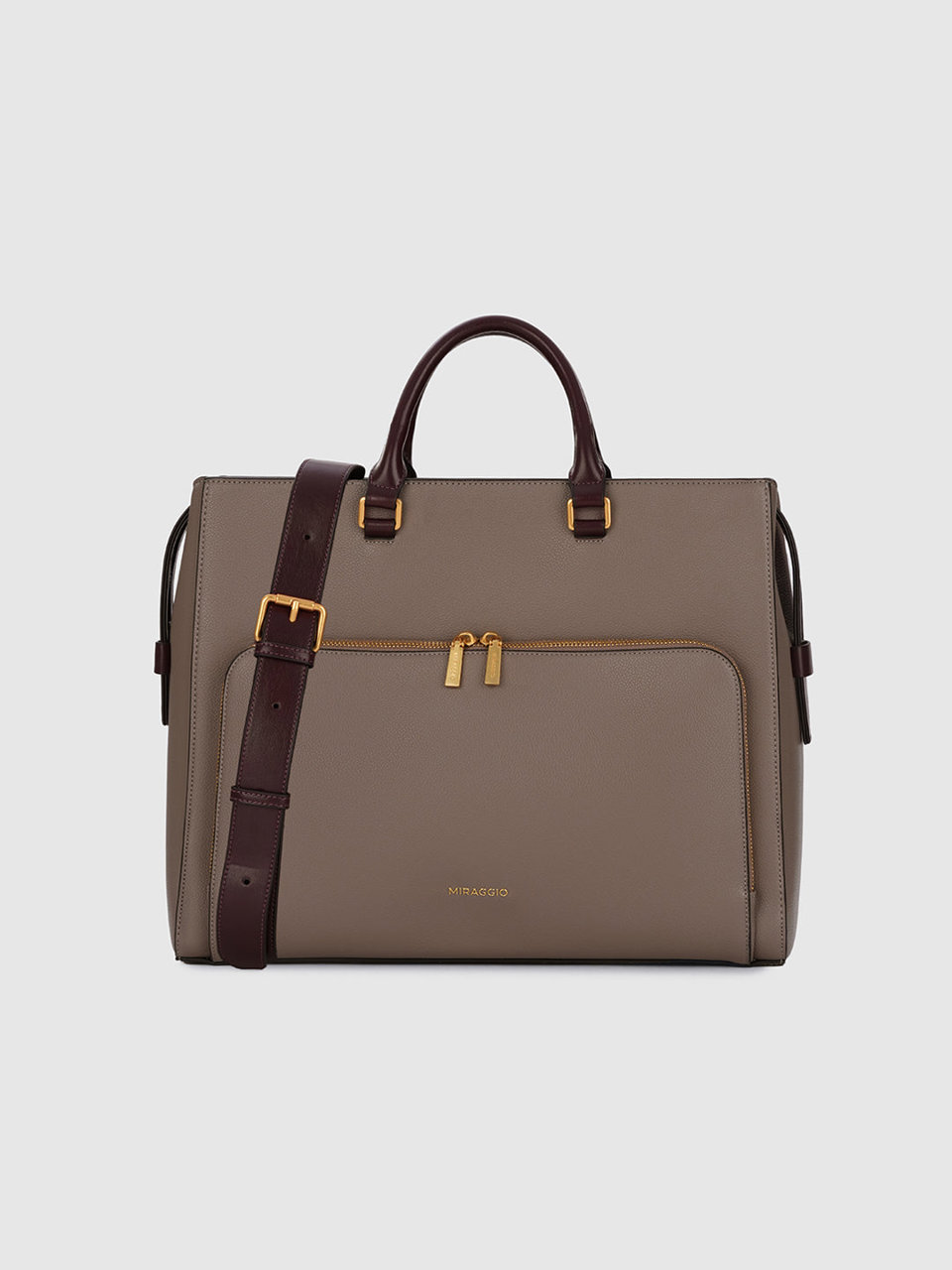 Mason Laptop Bag - Taupe