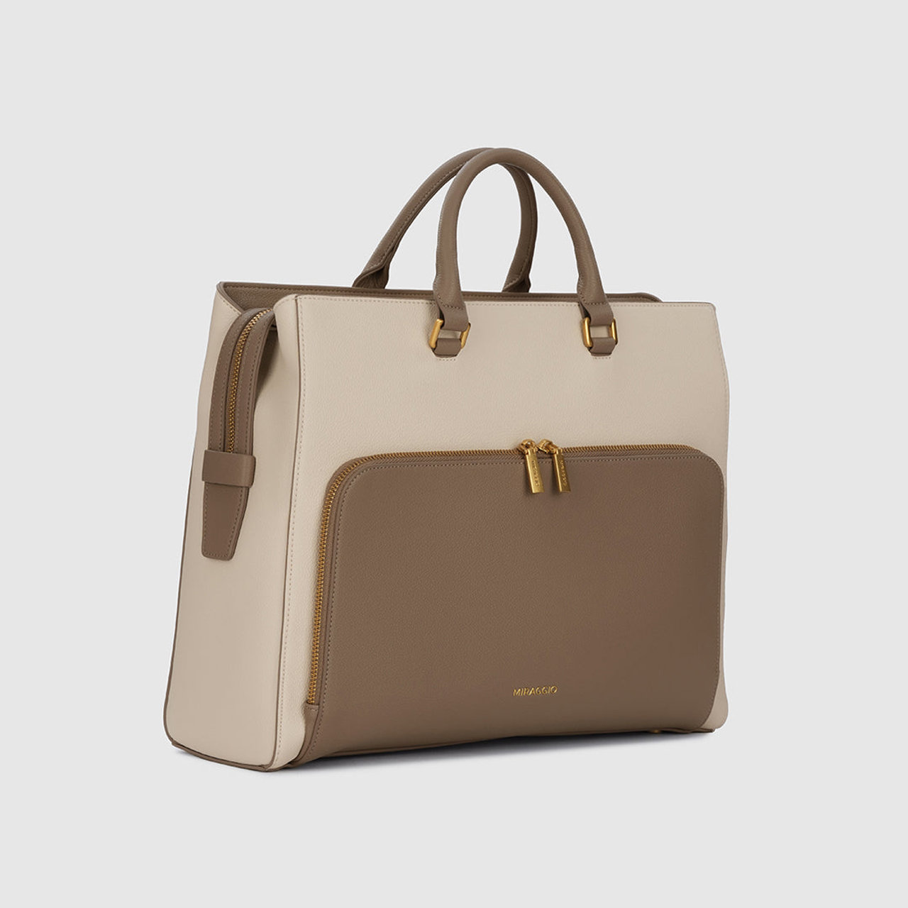 Mason Laptop Bag - Ivory