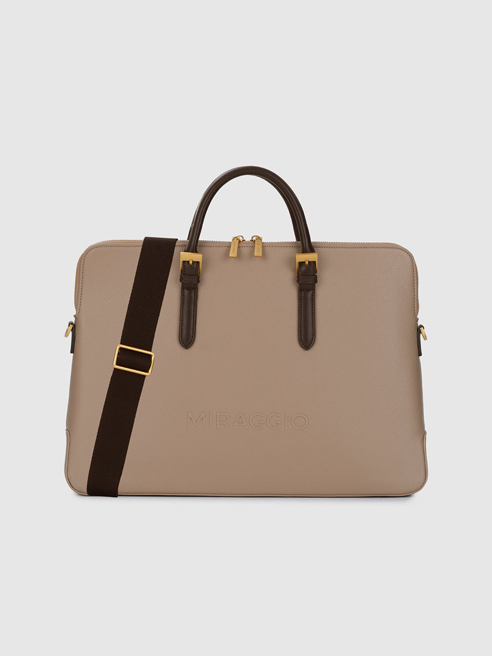 Darcy Laptop Bag - Beige