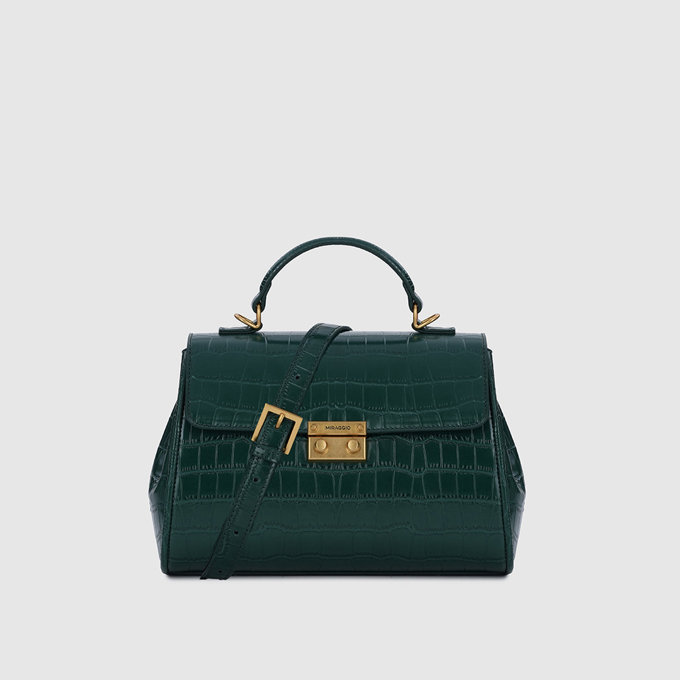 Evlyn Top Handle Bag - Green