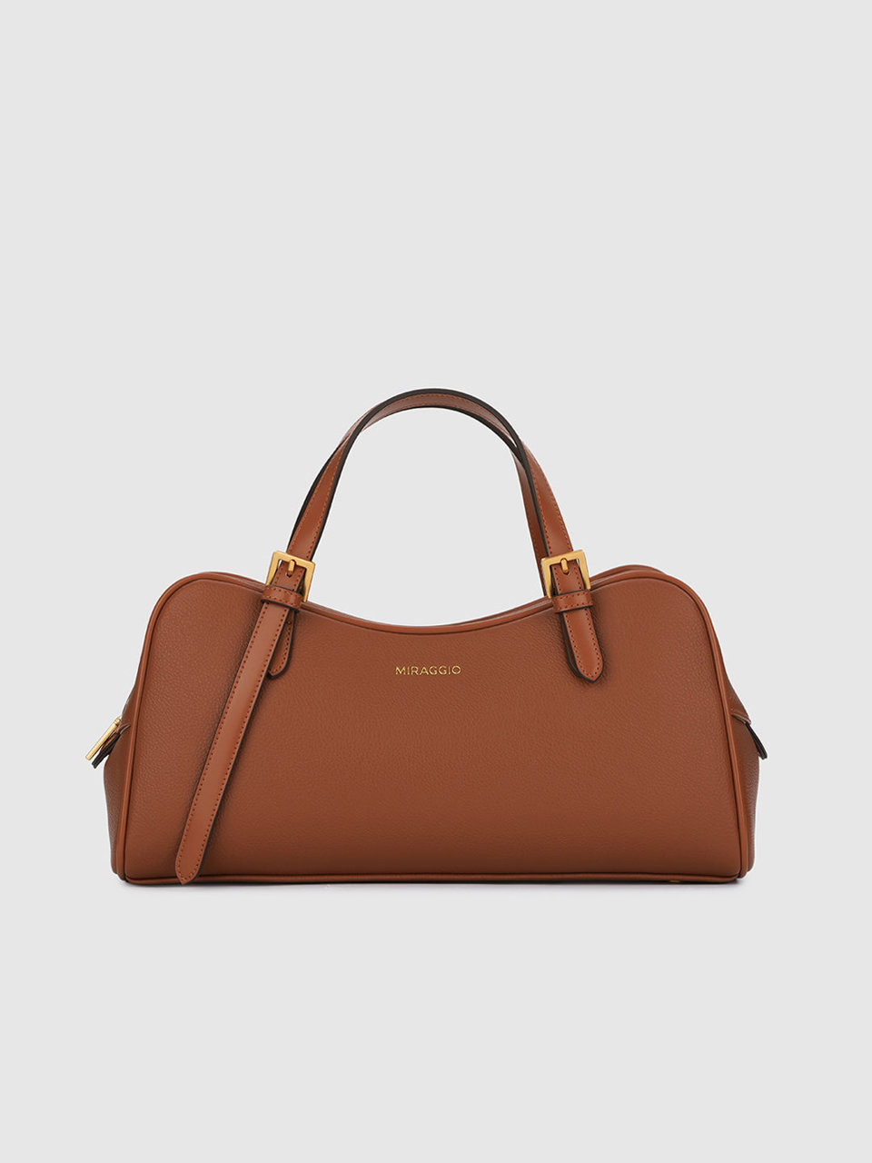 August Top Handle Bag - Tan