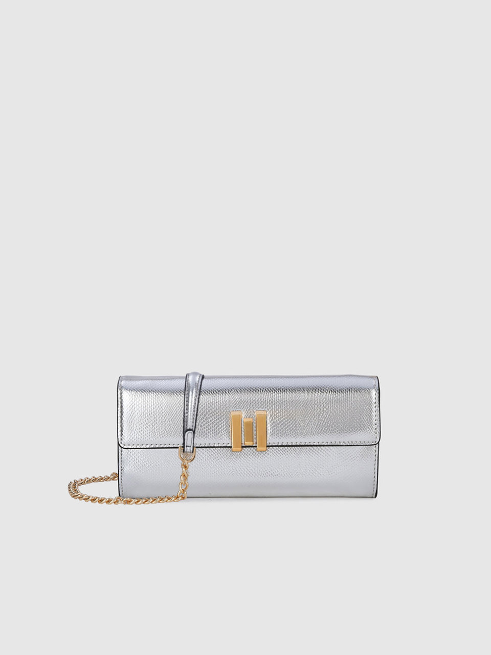 Caitlin Crossbody Bag - Silver