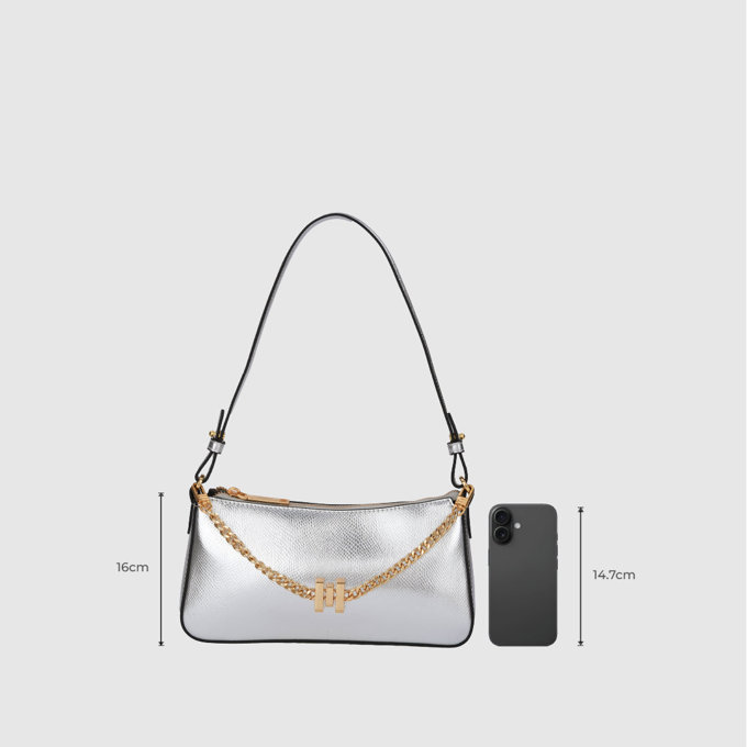 Kitty Shoulder Bag - Silver