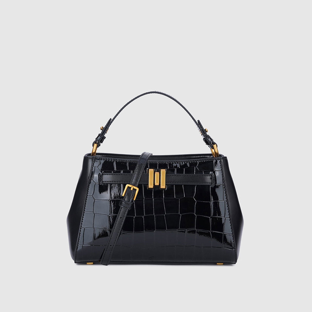 Tristy Top Handle Bag - Black