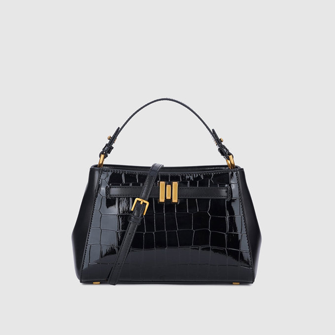 Tristy Top Handle Bag - Black