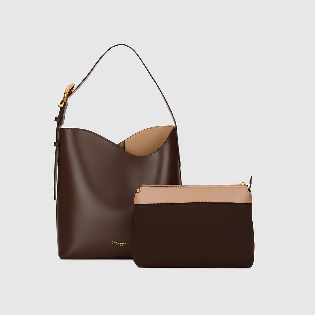 Gwen Hobo Bag - Brown