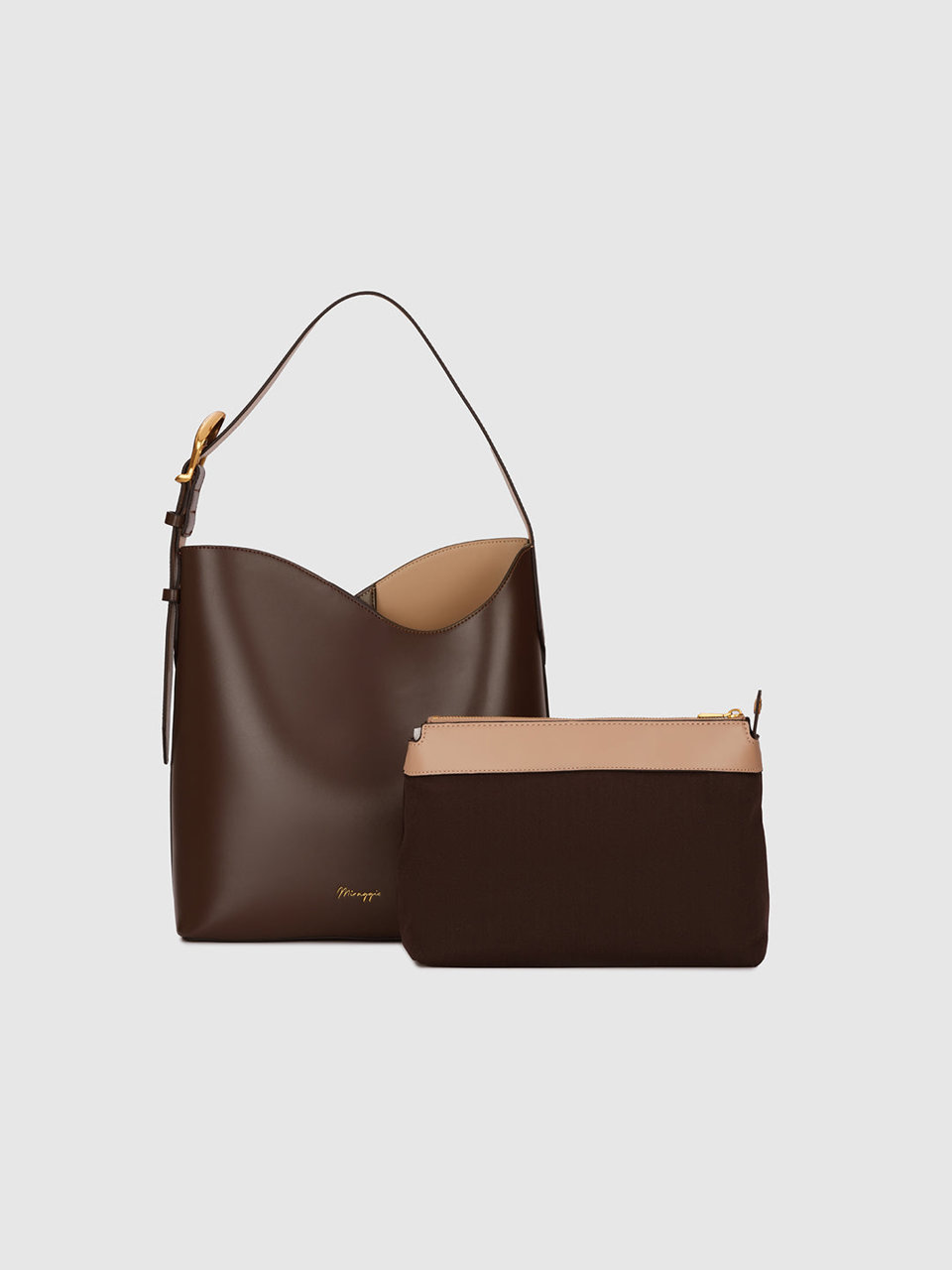Gwen Hobo Bag - Brown