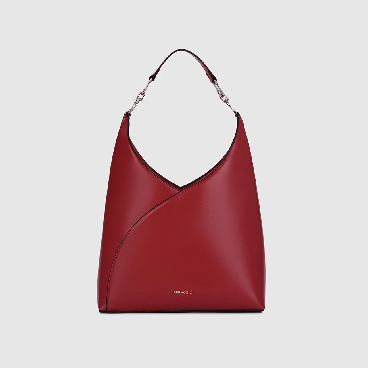 Kenzie Hobo Bag - Red