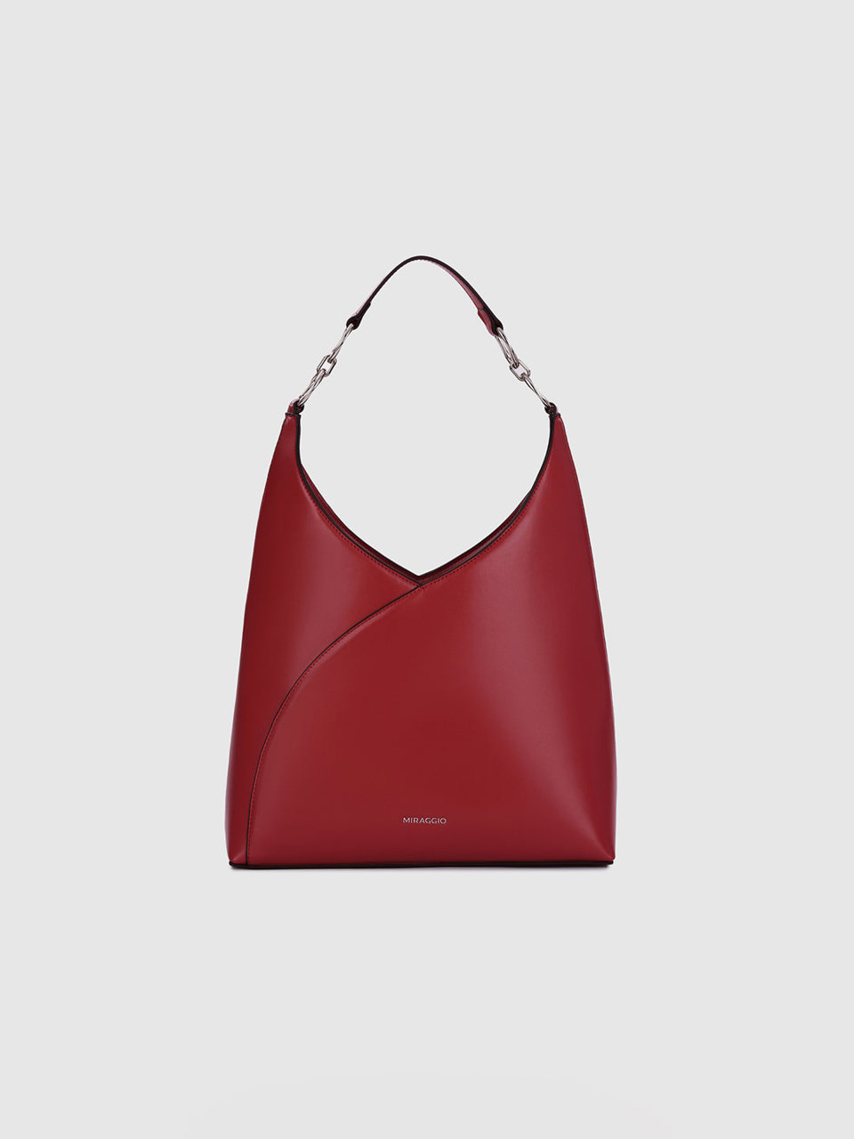 Kenzie Hobo Bag - Red