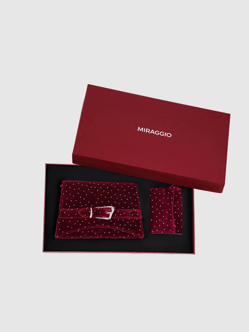 Wrapped In Love Rakhi Gift Box - Wine