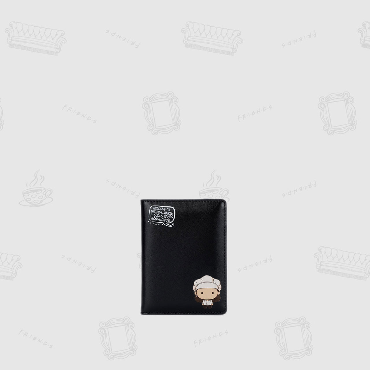 Monica Passport Cover - Black