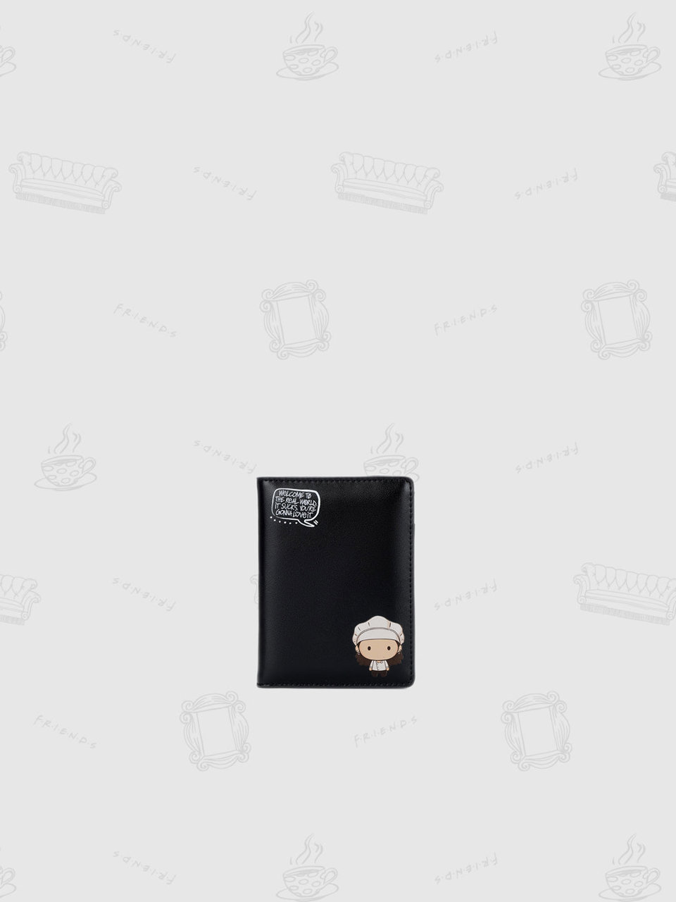 Monica Passport Cover - Black