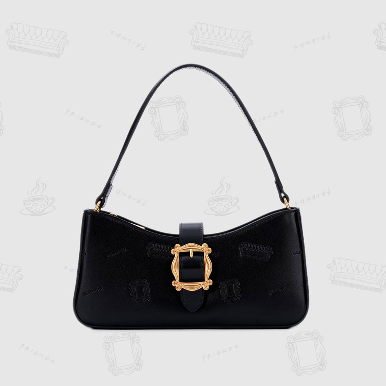 FRIENDS Shoulder Bag - Black