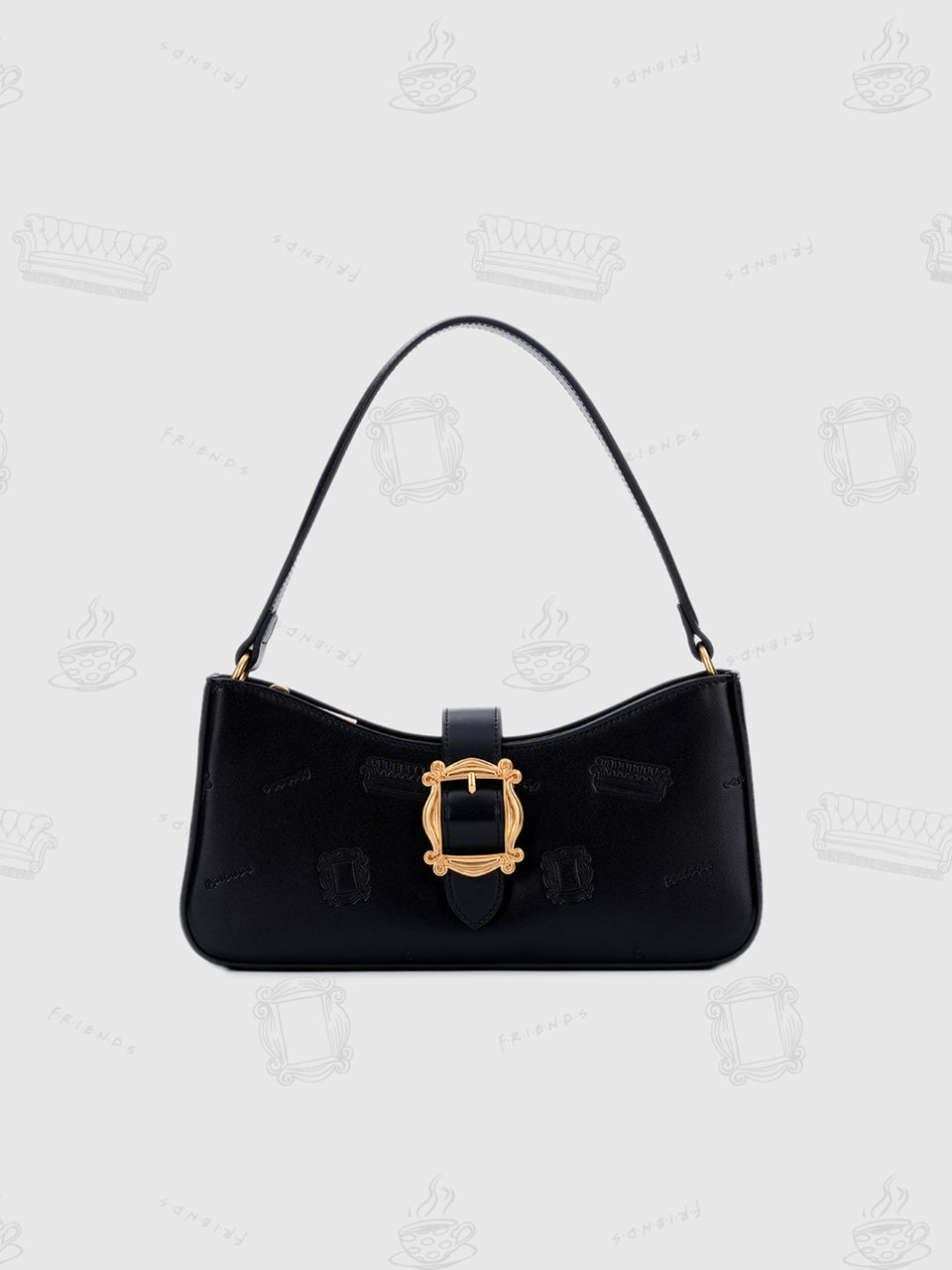 FRIENDS Shoulder Bag - Black