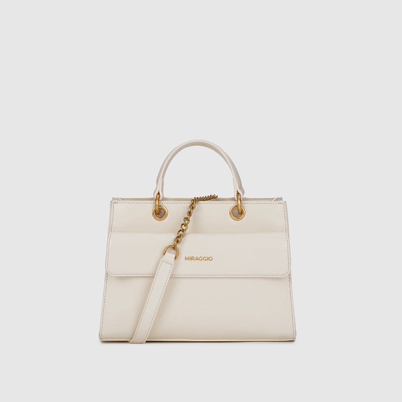 Maude Top Handle Bag - Ivory
