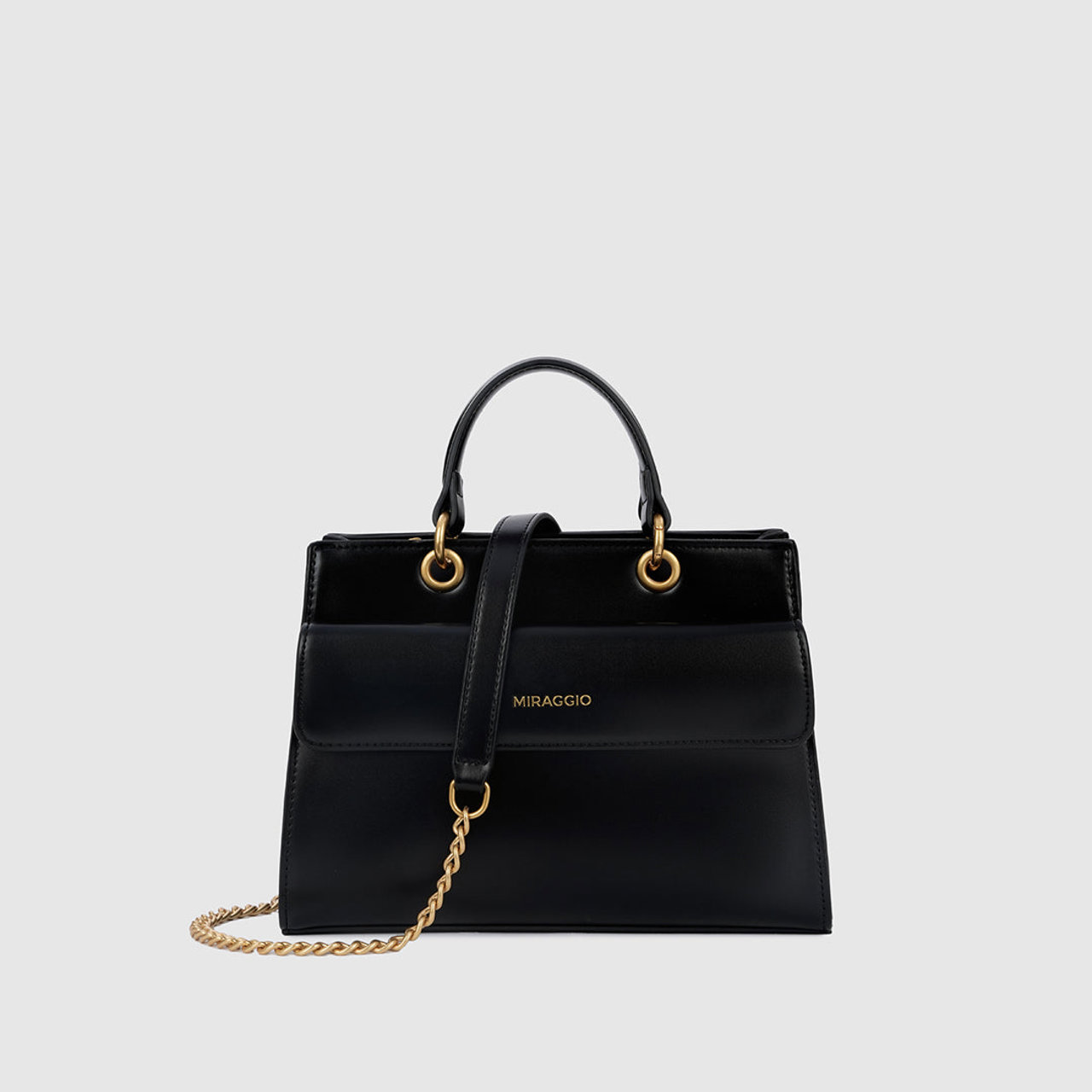Maude Top Handle Bag - Black