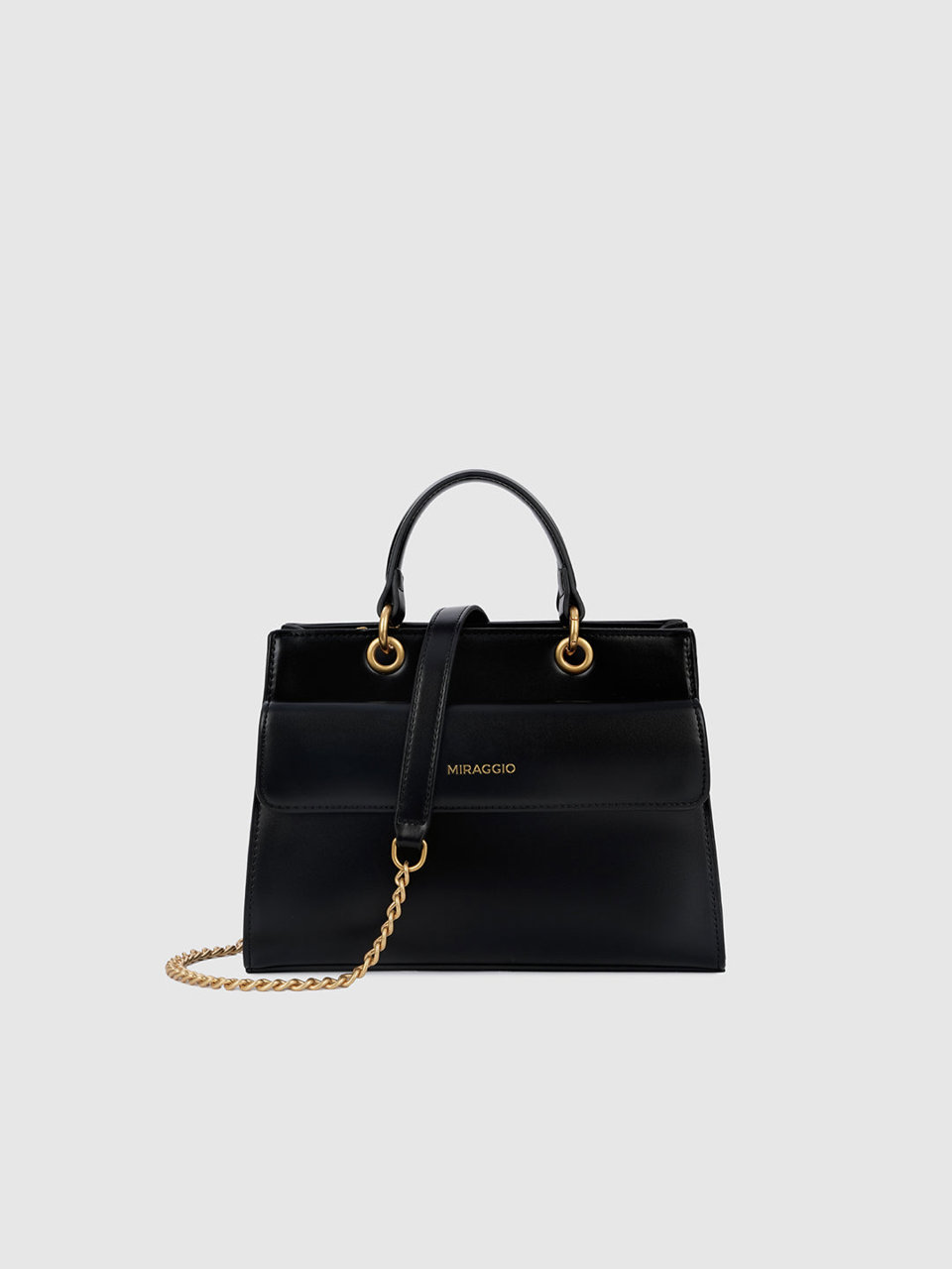 Maude Top Handle Bag - Black