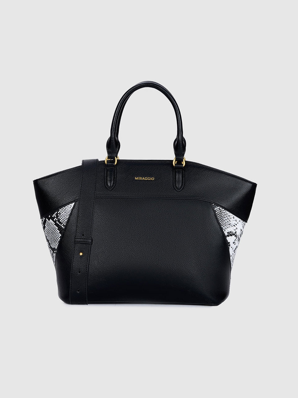 Rosetta Top Handle Bag - Black