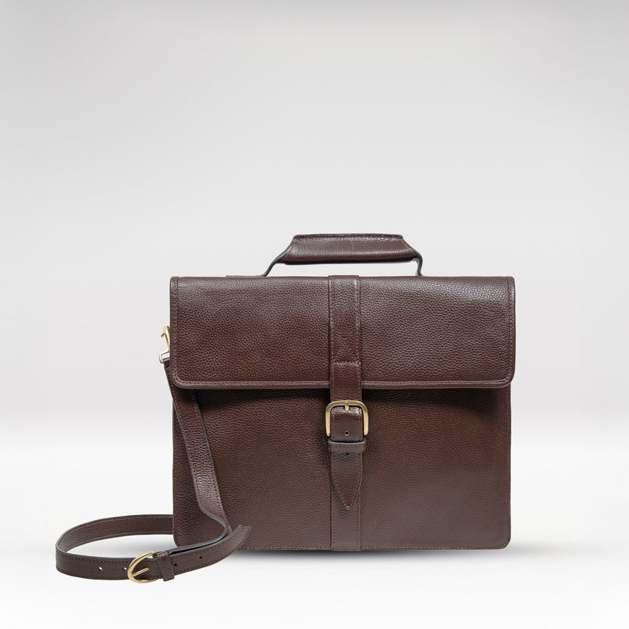 Ee Bennett 1 Brown Leather Briefcase
