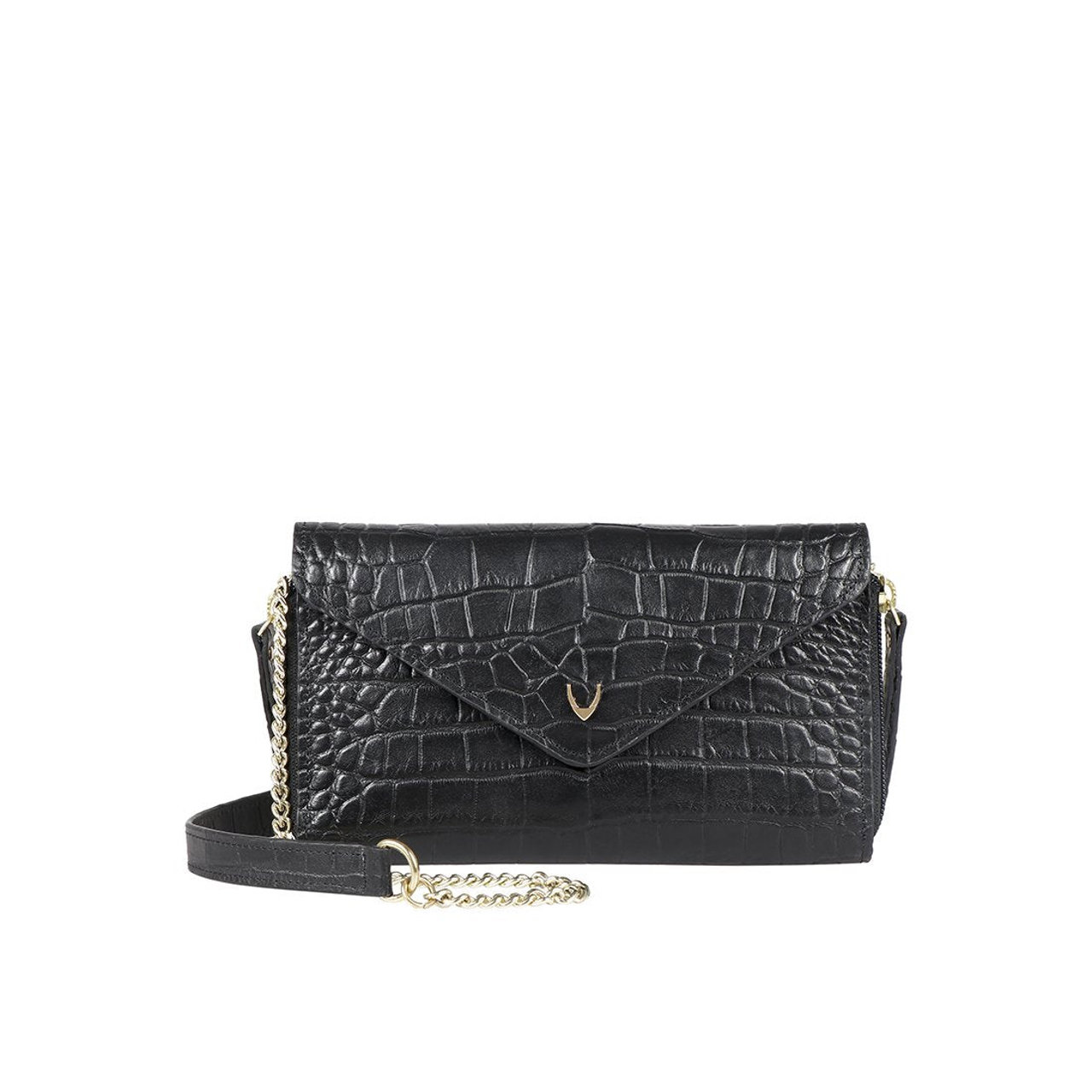 Markle Black Leather Sling Bag