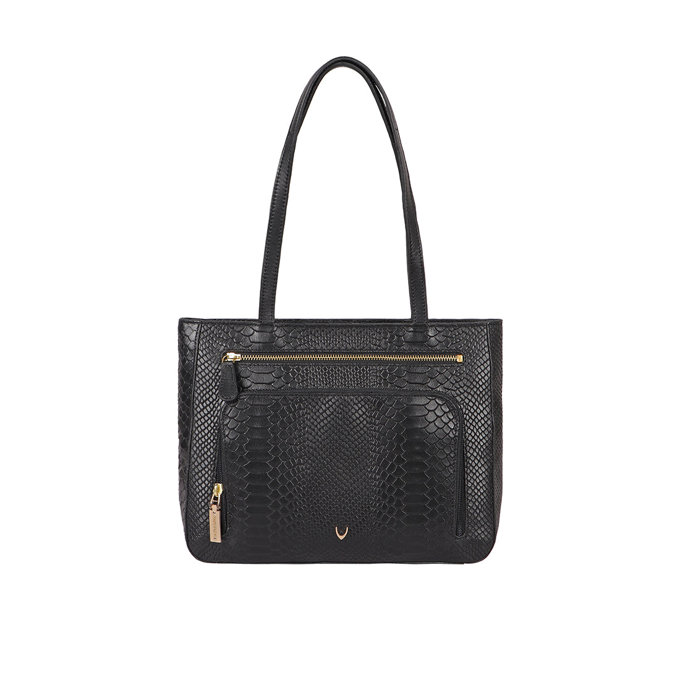 Ee Katniss 02 Black Leather Shoulder Bag