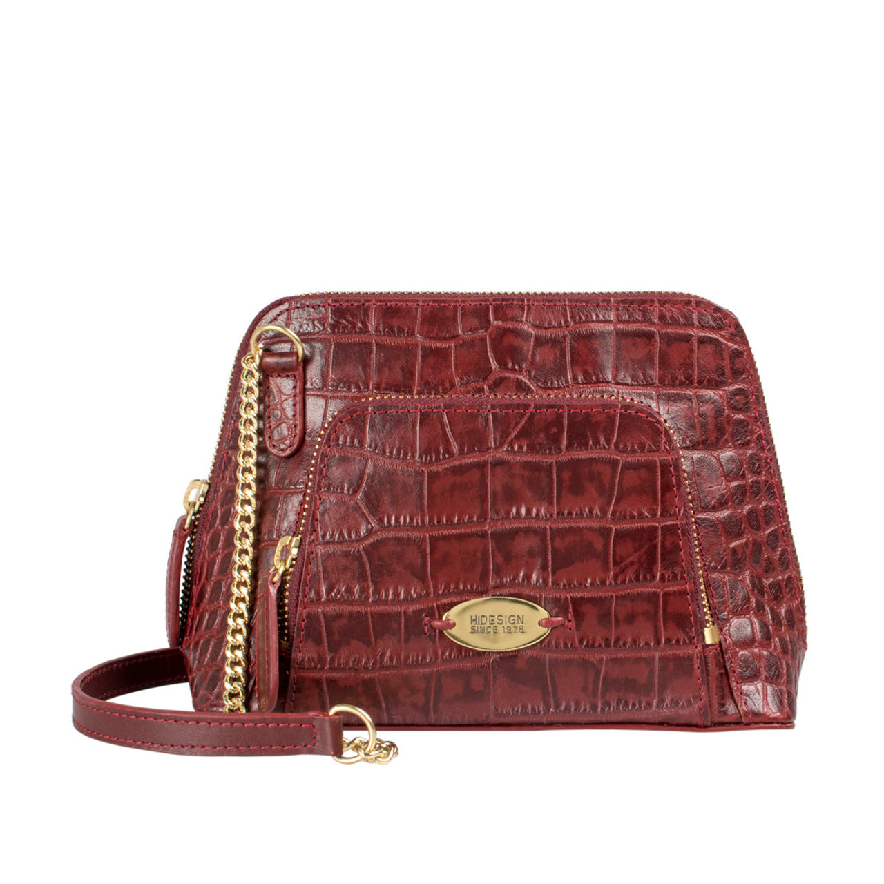 Ee Ginny Marsala Leather Mini Bag
