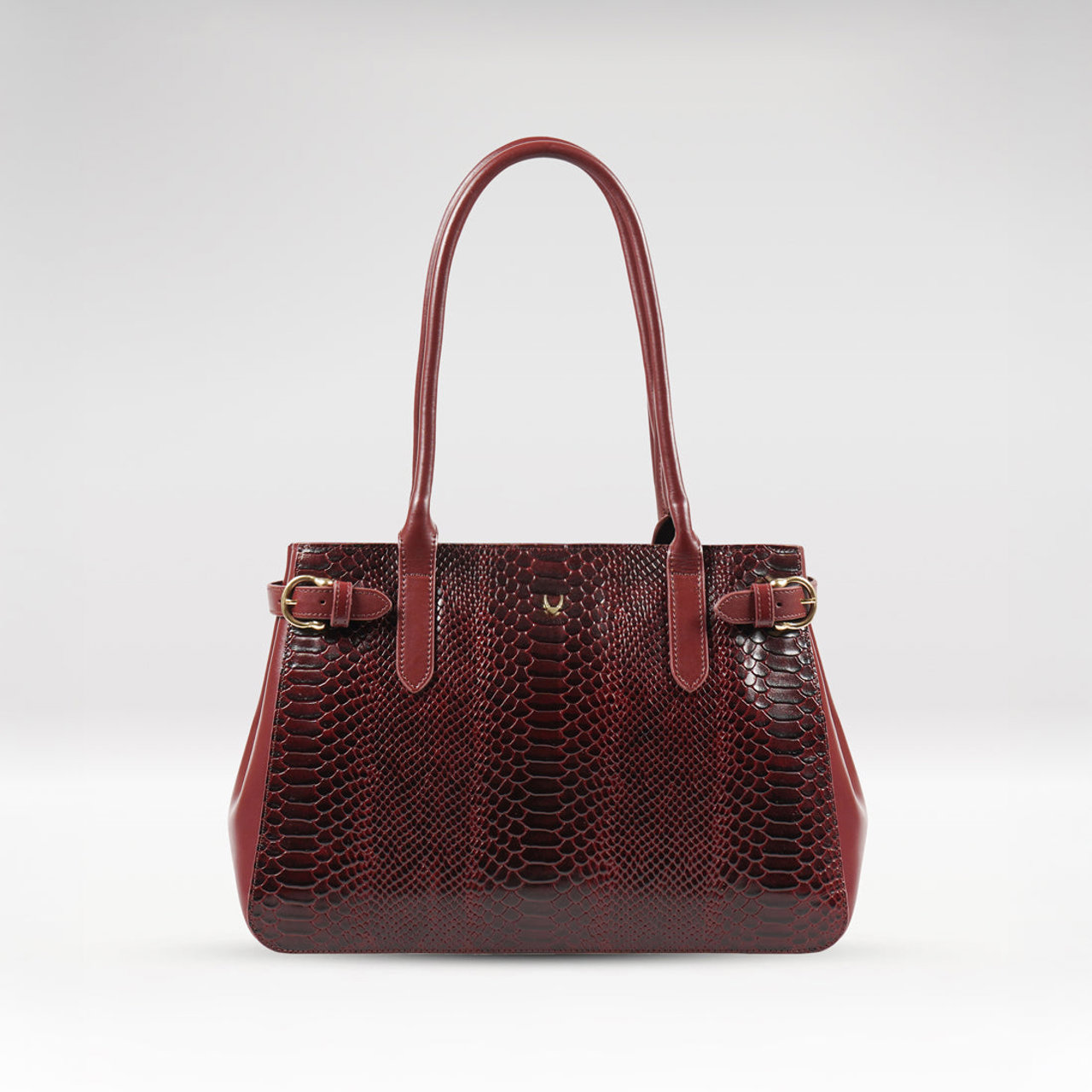 Ee Shanghai 01 Marsala Leather Tote Bag