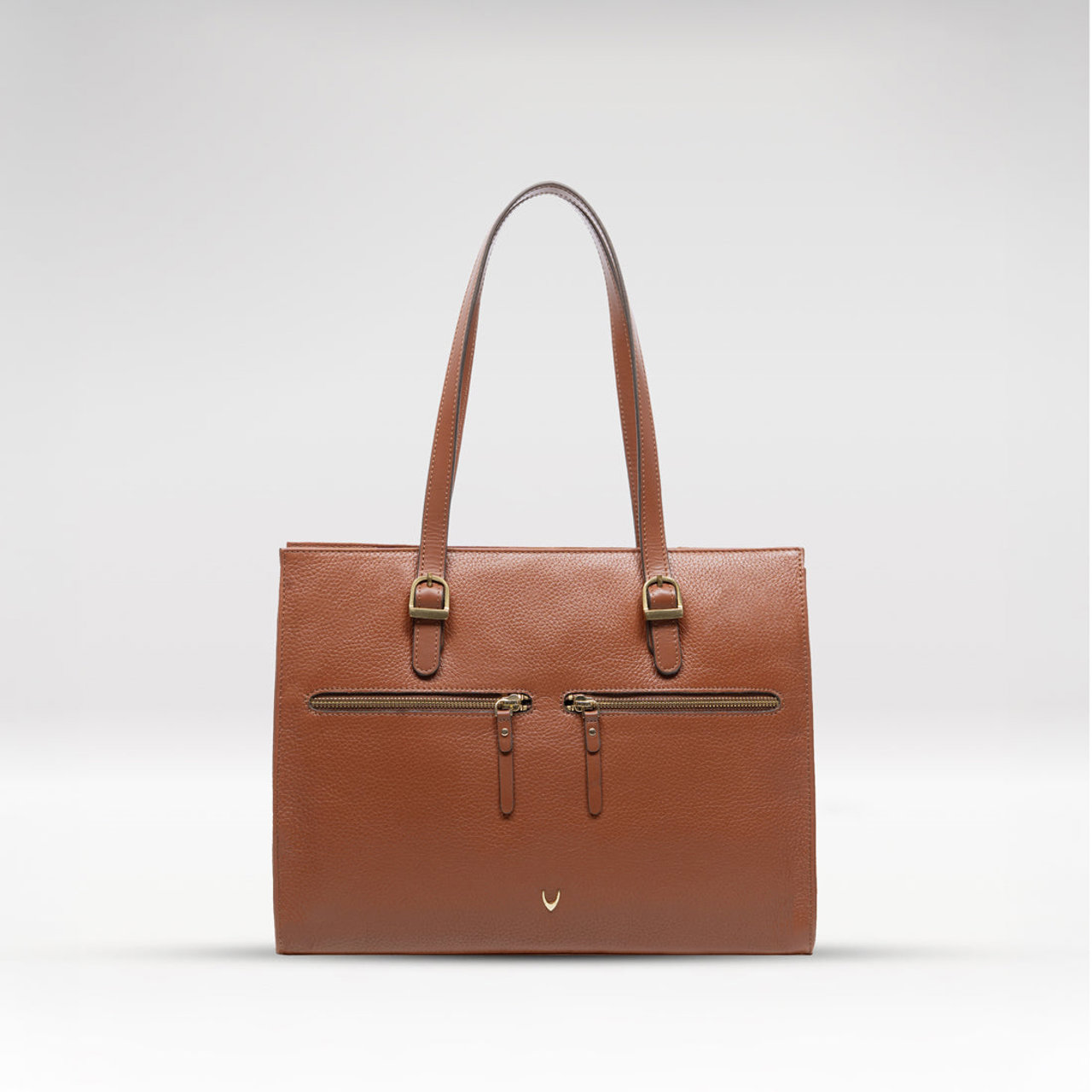 Ee Neptune 03 Tan Leather Tote Bag