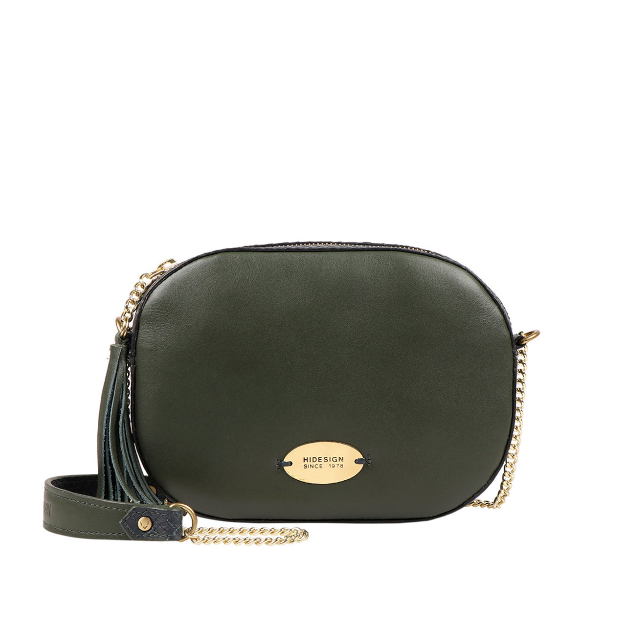 Ee Morocco 07 Green Leather Sling Bag