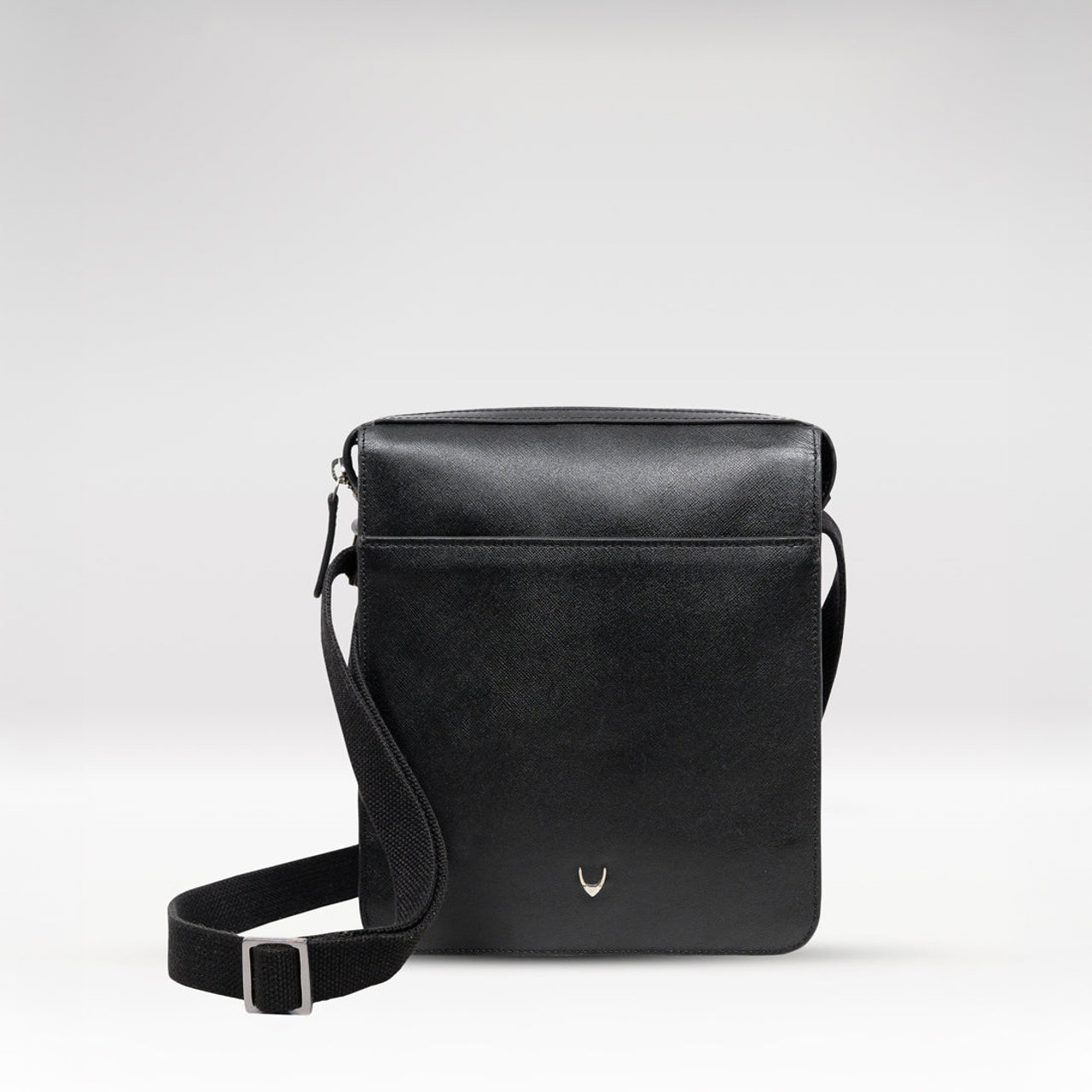 Enzo 03 Black Leather Crossbody