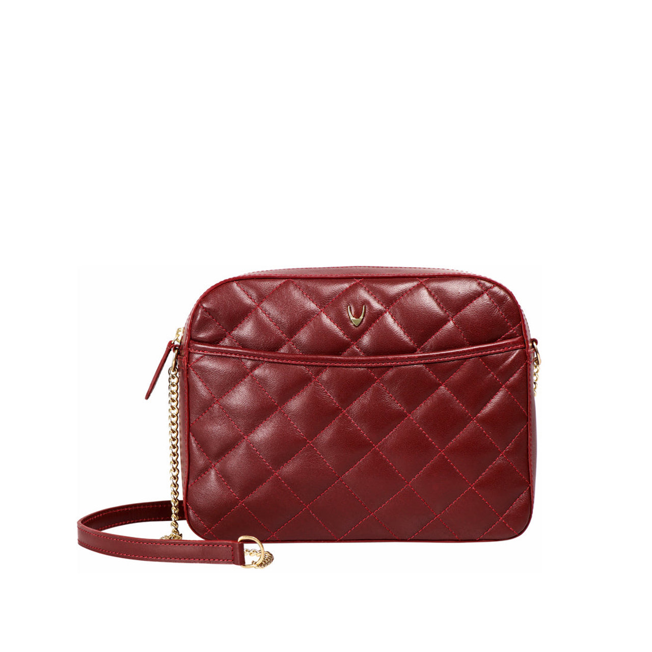 Fl Keira 02 Marsala Leather Sling Bag
