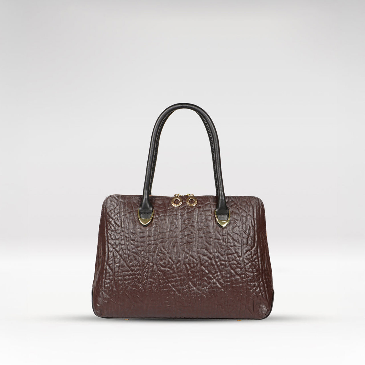 Yangtze 03 Brown Leather Tote Bag