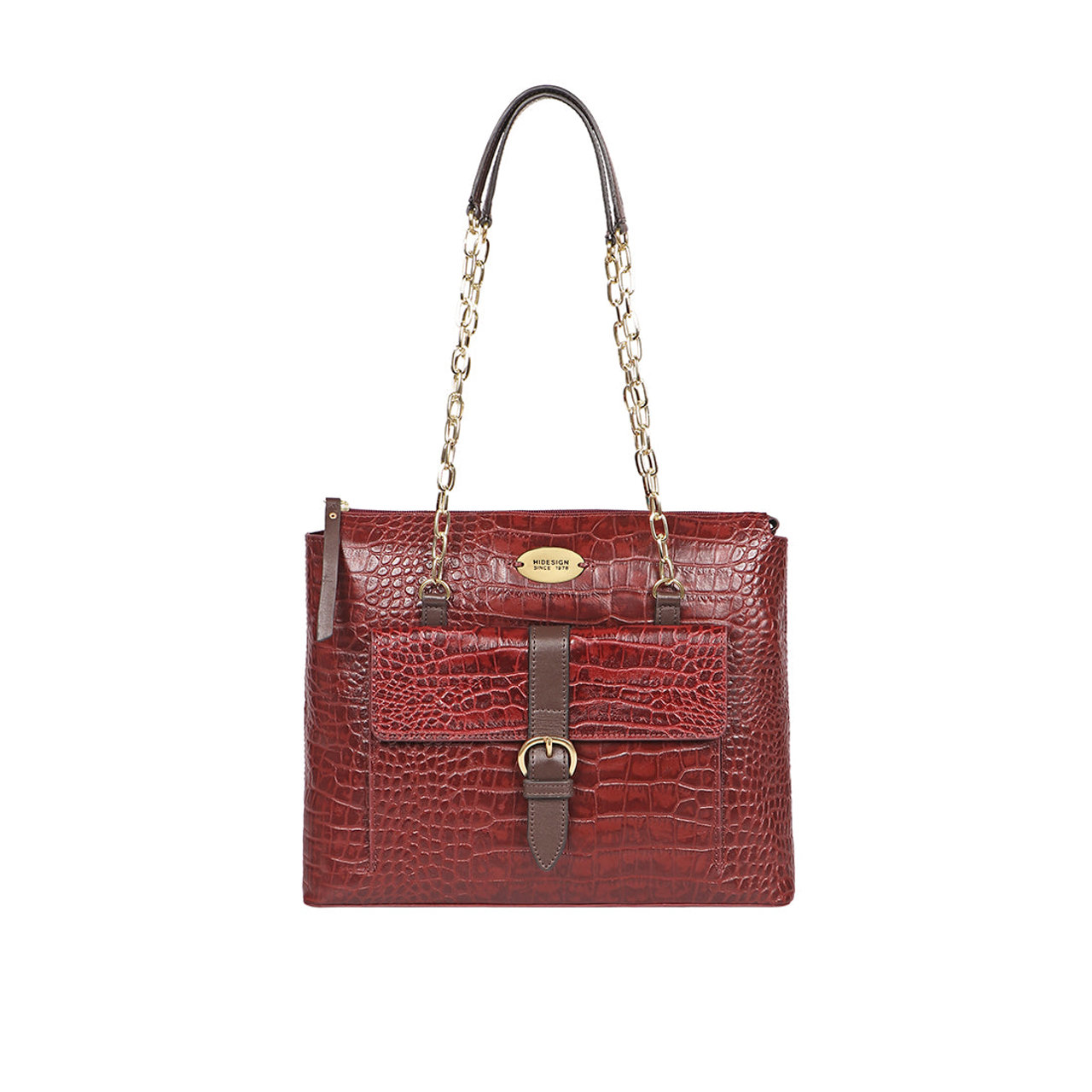 Eliza 01 Sb Marsala Leather Tote Bag