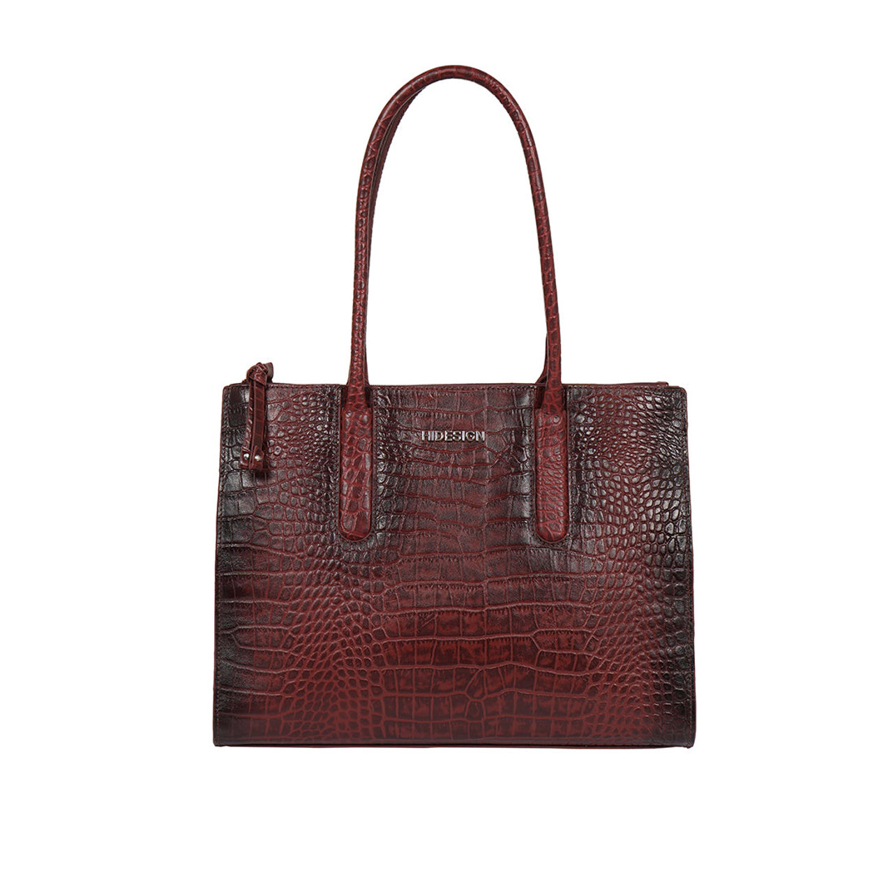 Casino 03 Red Leather Tote Bag