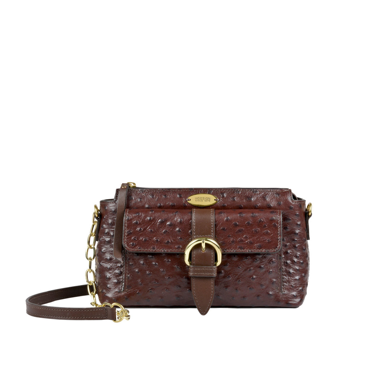 Eliza 03 Sb Brown Leather Sling Bag