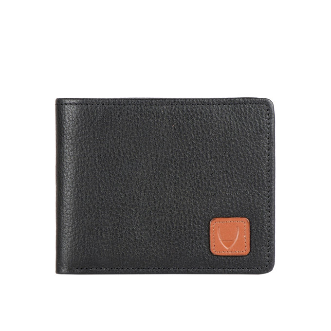Ee 349-039 Black Leather Bi-Fold Wallet