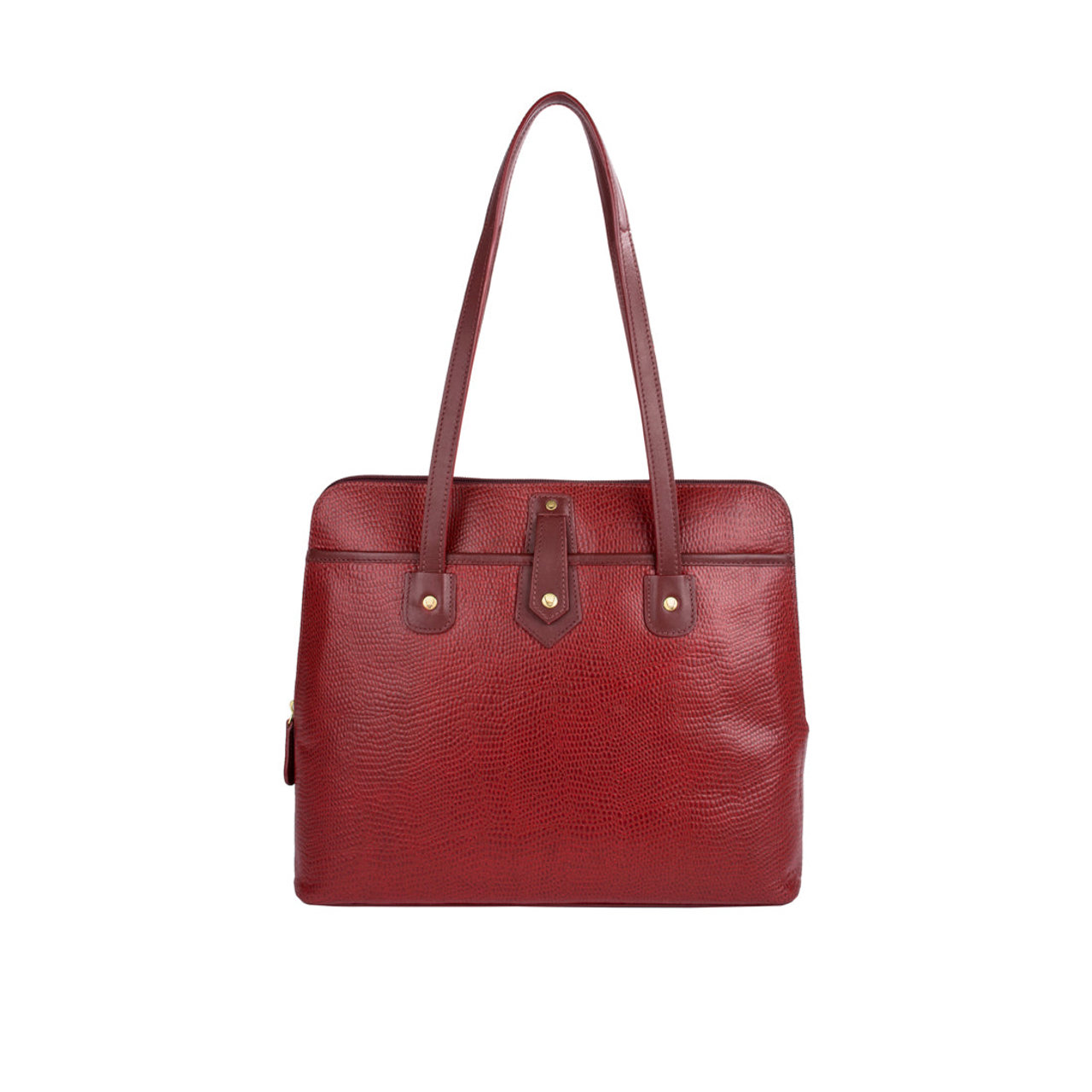 Ee Hong Kong 02 Marsala Leather Tote Bag