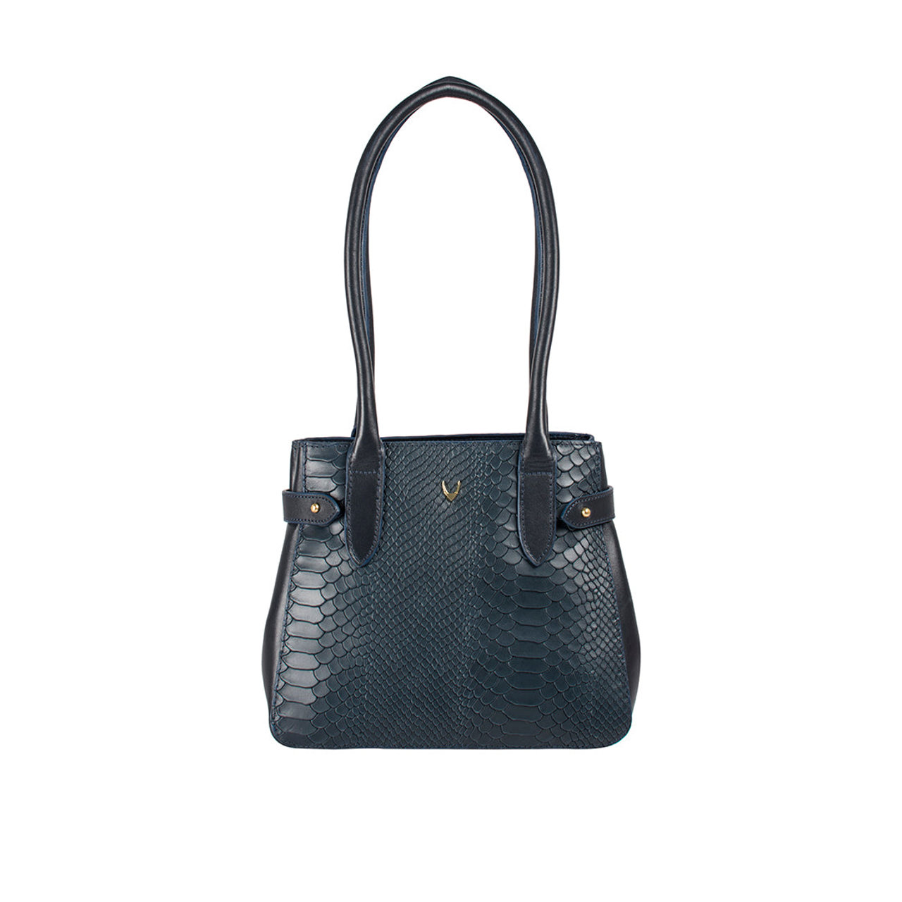 Ee Shanghai 03 Blue Leather Shoulder Bag
