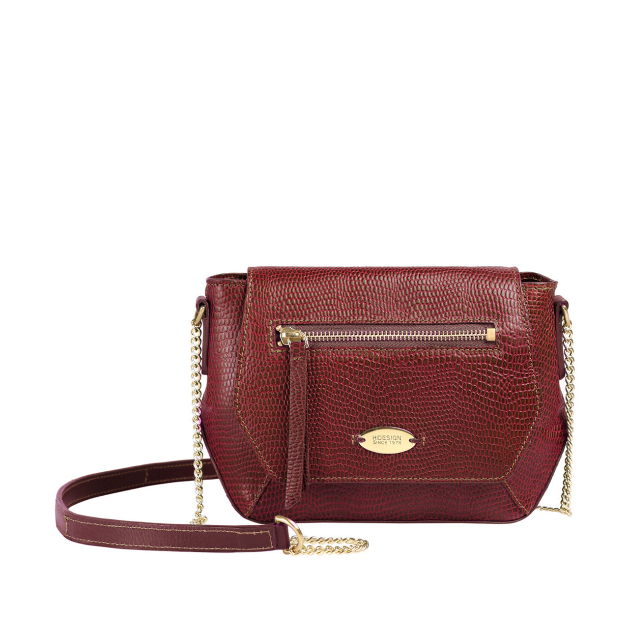 Ee Taurus 03 Red Leather Sling Bag