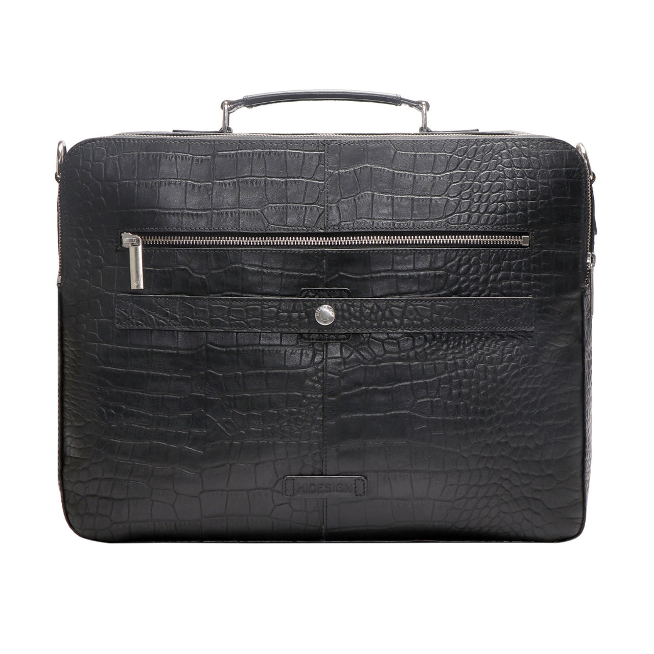 Draper 01 Black Leather Briefcase