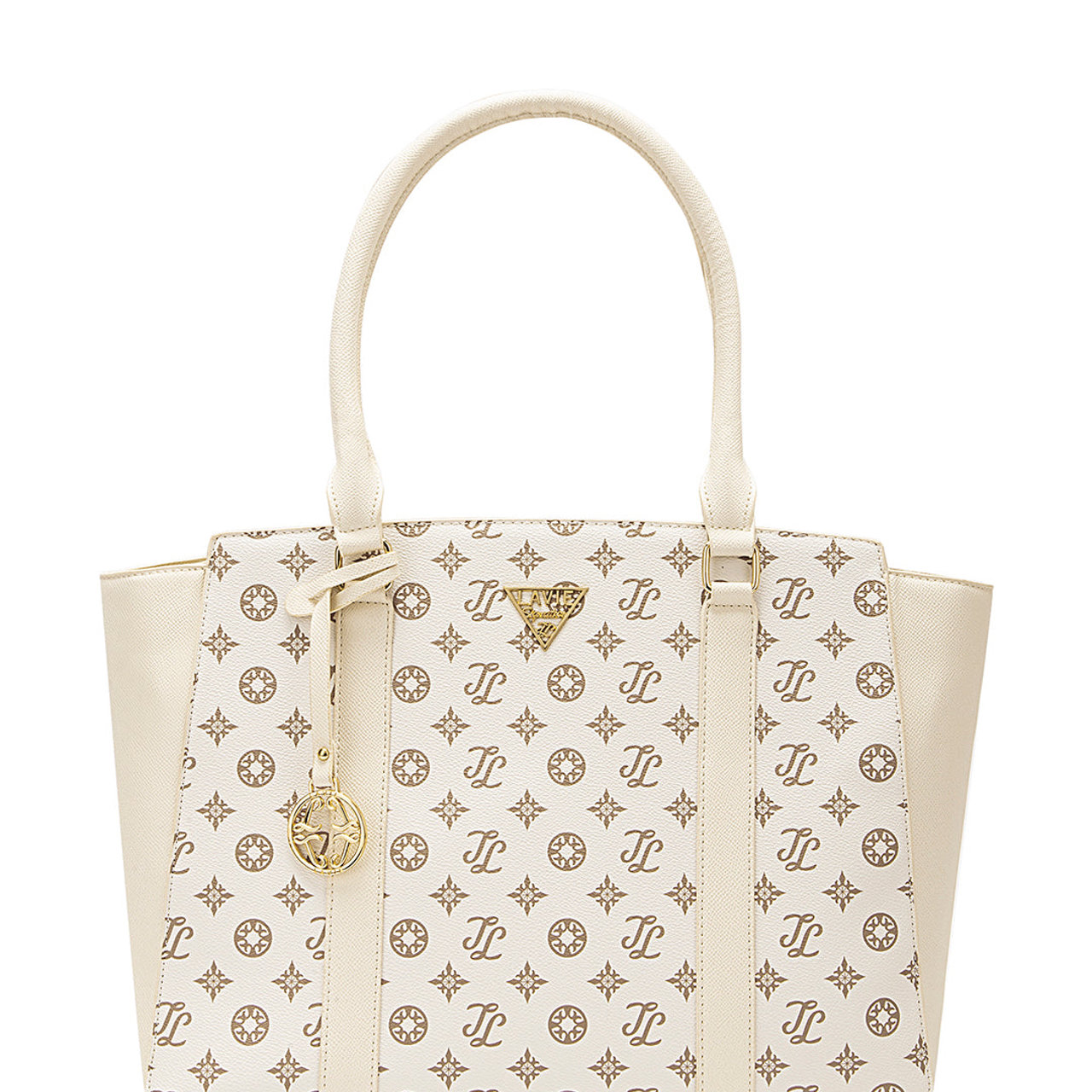 Mona Large Off White Laptop Handbag